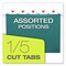 Pendaflex 1/5-Cut Tabs Letter Size Colored Reinforced Hanging Folders - Teal (25/Box)